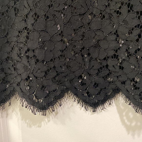 Rafaella Black Lace Short Sleeve Blouse - Picture 3 of 6